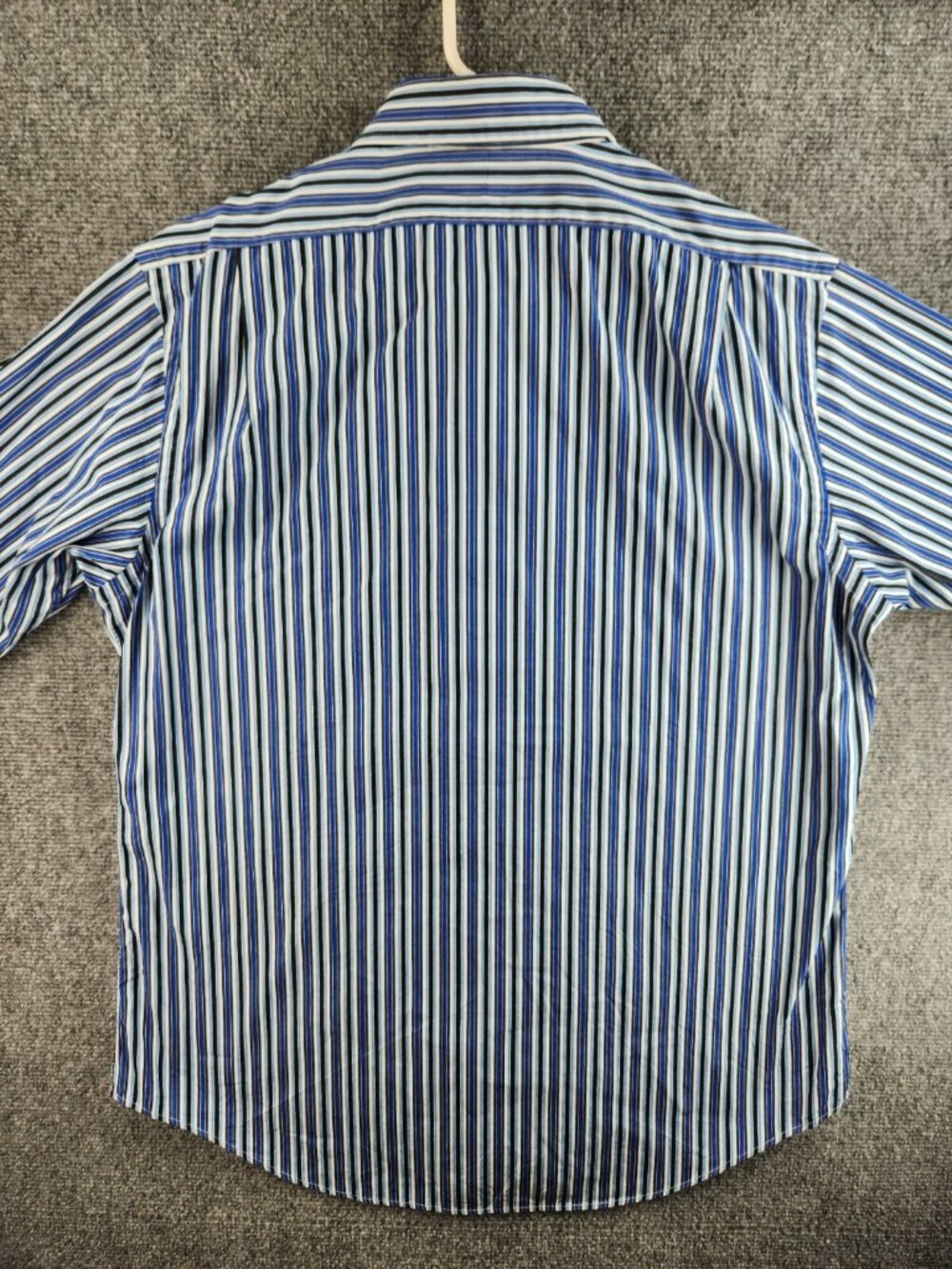 Polo Ralph Lauren Striped Blue Button Up Shirt Curham Custom Fit 16.5 36/37 Men - Picture 15 of 16
